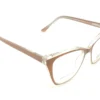 Diseño mariposa Stefano 7002 AC café transparente femenino