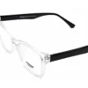 Montura Stefano 7010 AC transparente de acetato rectangular redondeado