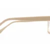 Vista lateral de la varilla del aro oftálmico Stefano K7040 beige transparente