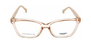 Vista frontal alternativa del aro oftálmico Stefano K7040 beige transparente
