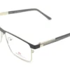 Aro Moncatelli 240310 Metal Negro Plateado en perspectiva izquierda