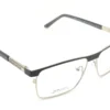 Aro Moncatelli 240310 Metal Negro Plateado en perspectiva derecha