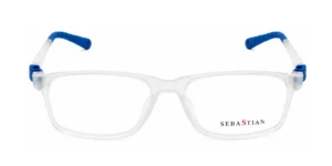 Aro Sebastian AC Superflex Transparente Azul en vista frontal